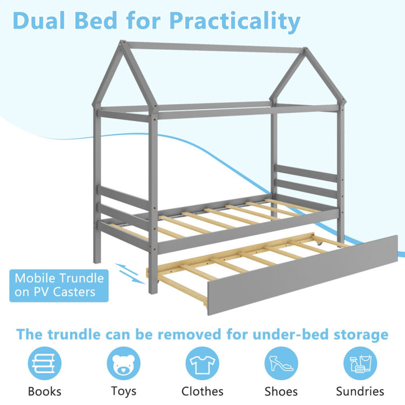 Dreamer's Cozy Trundle Bed