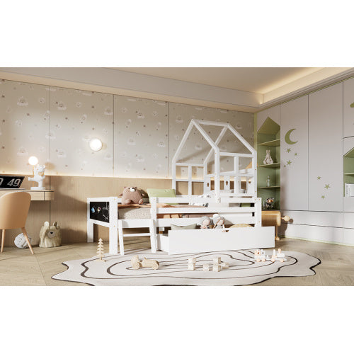 Dreamer’s Wooden House Bed