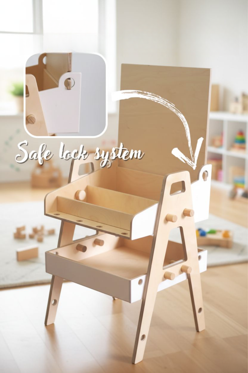 Artist’s Chalkboard Creativity Table