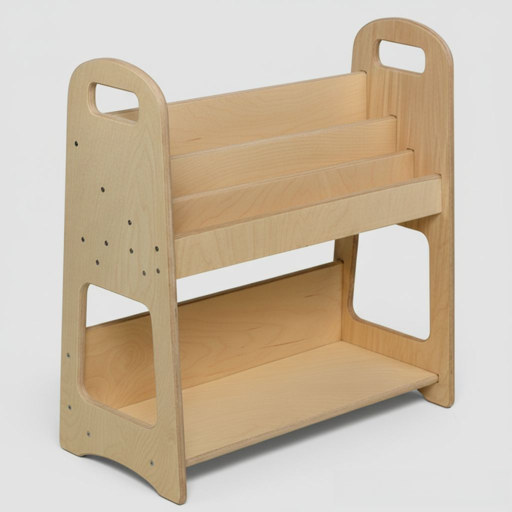 Linguist’s Wooden Bookshelf