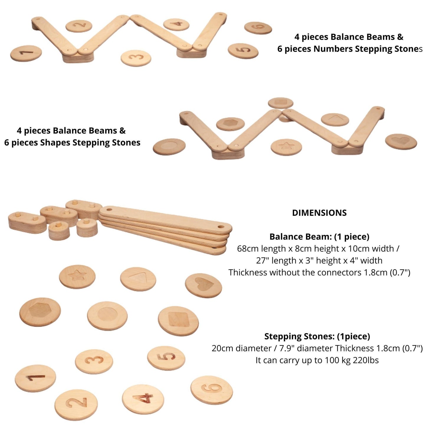 Explorer's Balance Trail – Modular Beam Kit