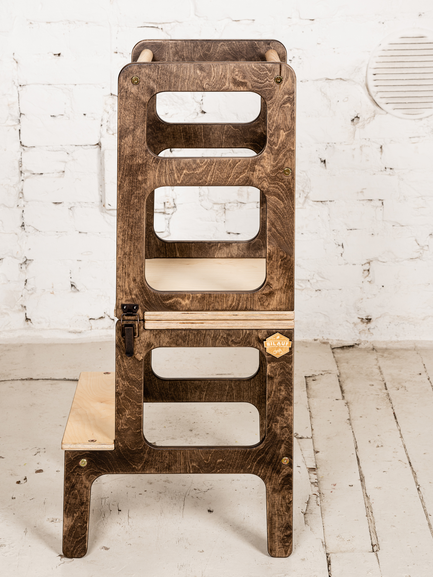 Architect's Learning Tower & Table - Brown Edition