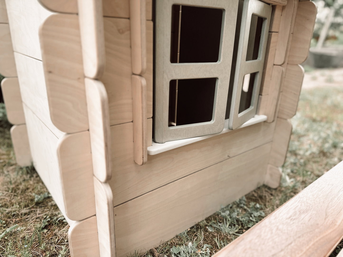 Explorer's Chalet-Style Wooden Playhouse