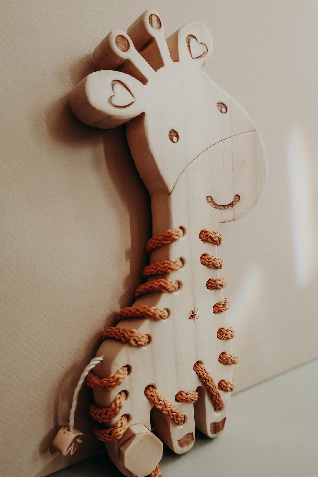 Naturalist's Giraffe Lacing Toy