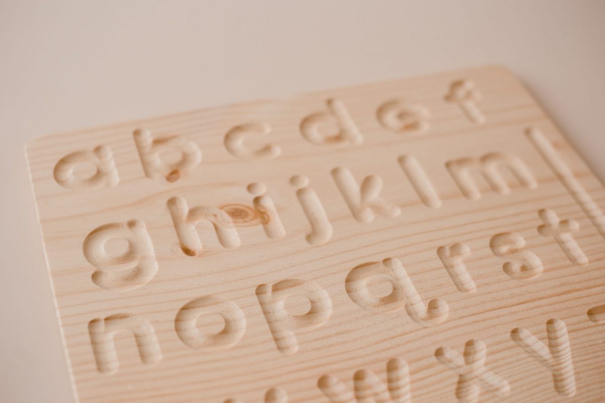 Linguist's Letter Lacing Board
