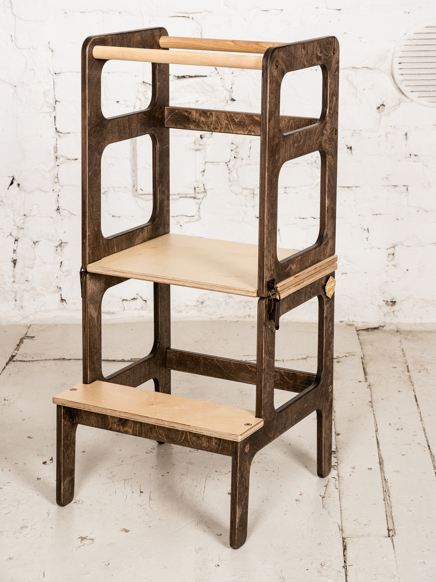 Architect's Learning Tower & Table - Brown Edition