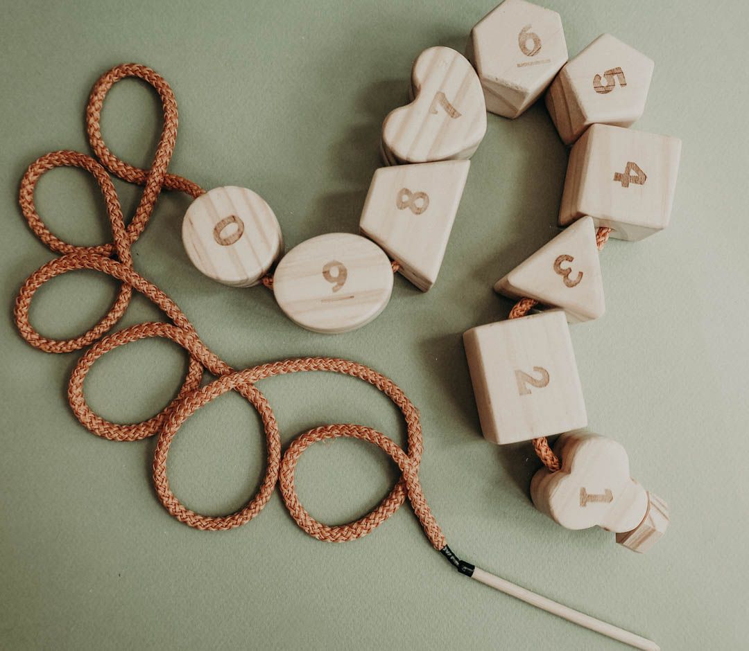 Mathematician's Lacing Numbers & Shapes