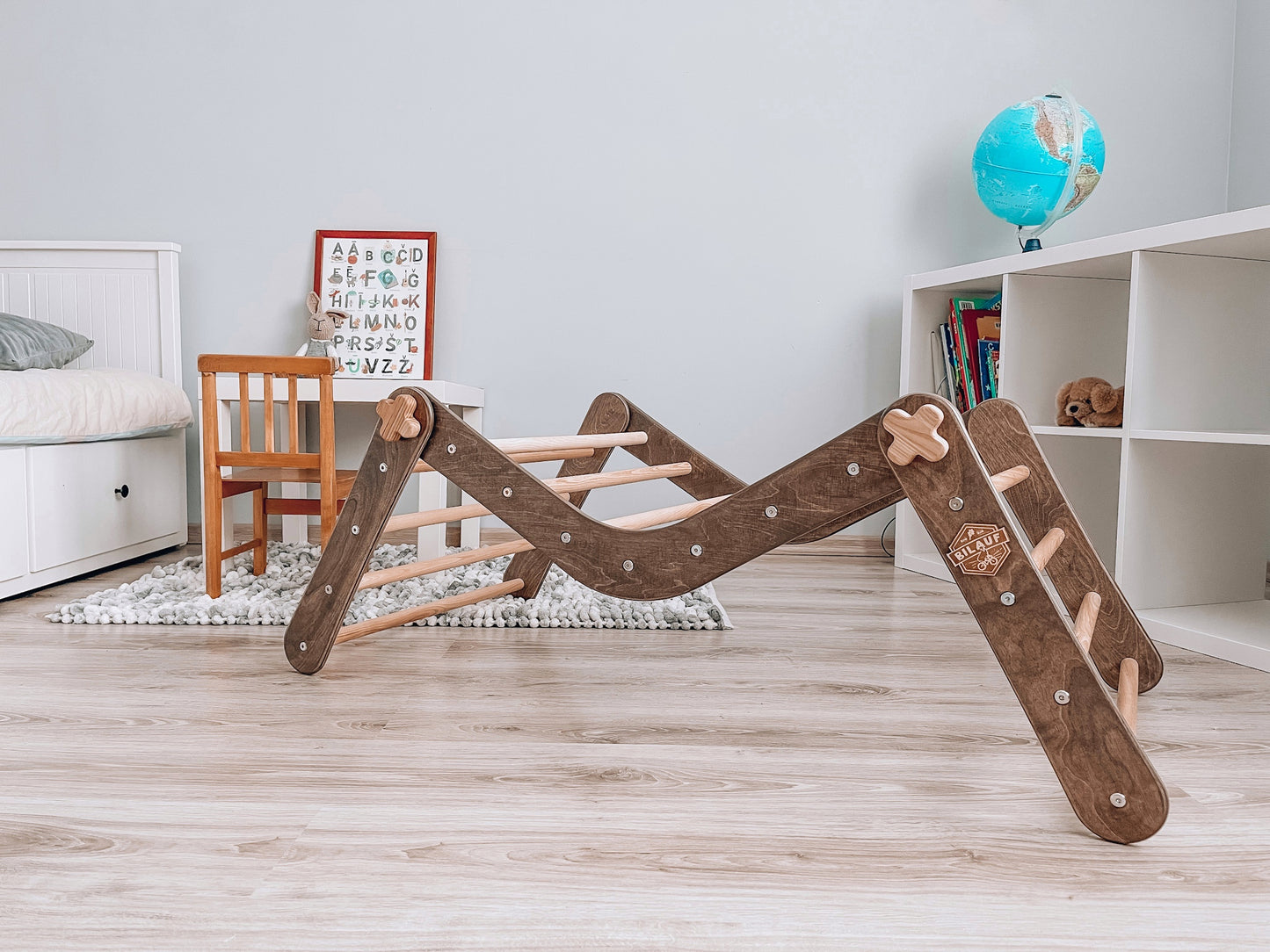 Explorer’s Climbing Pikler - Walnut Edition