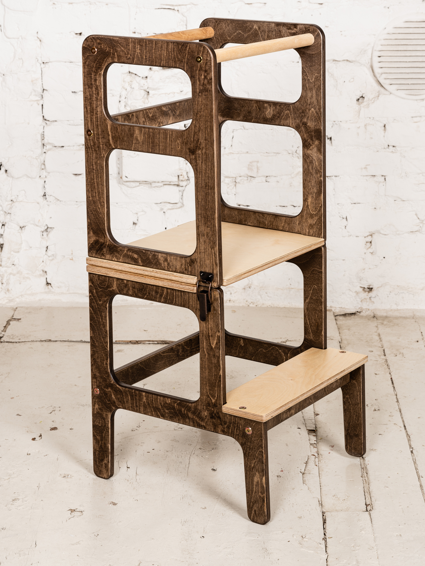 Architect's Learning Tower & Table - Brown Edition