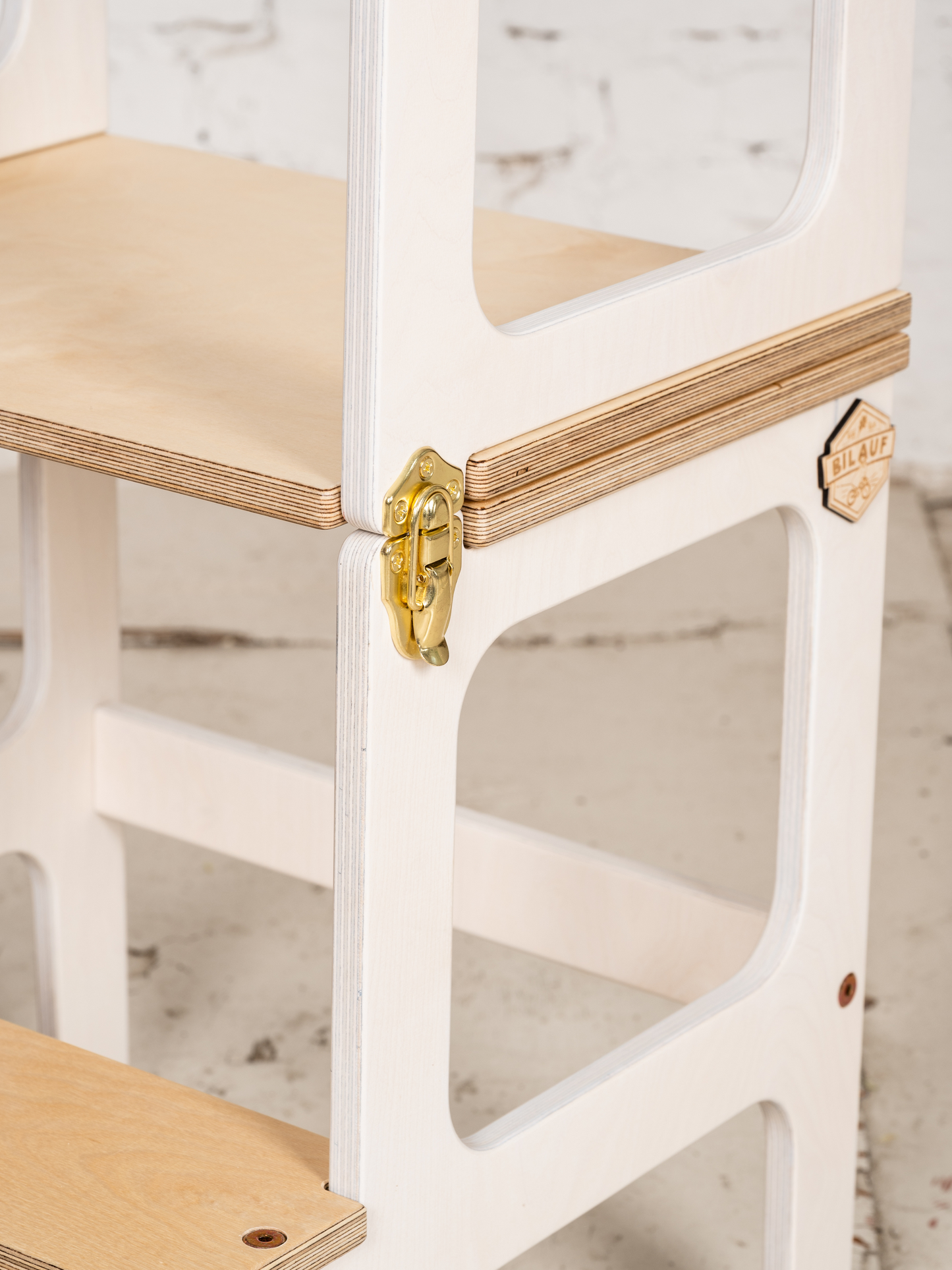 Architect's Learning Tower & Table - White Edition