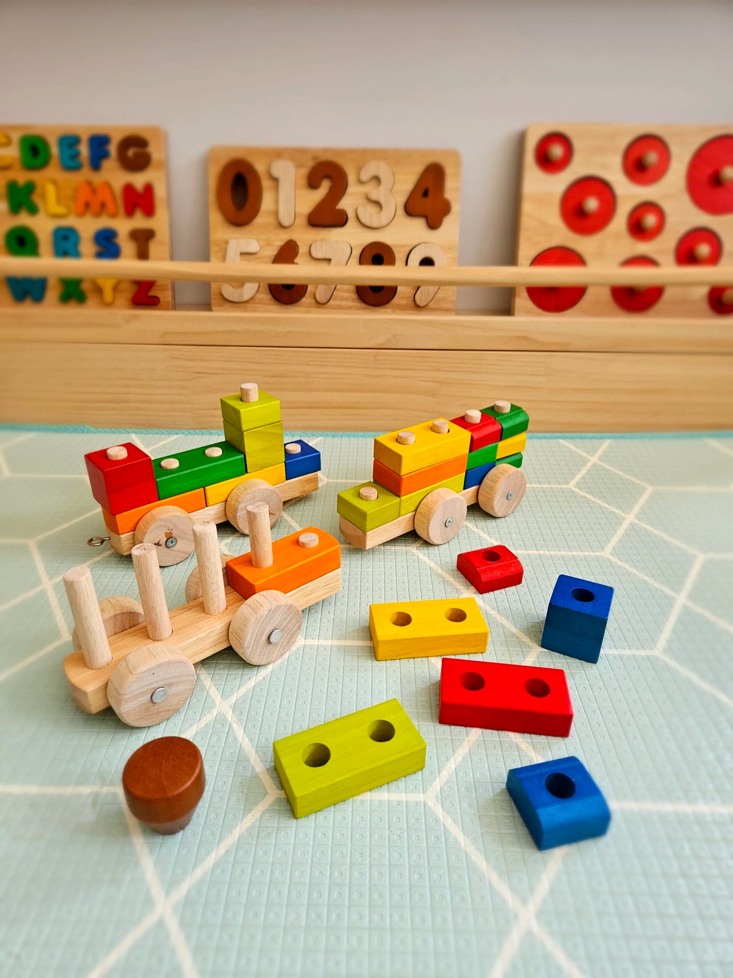 Engineer’s Wooden Pull Train