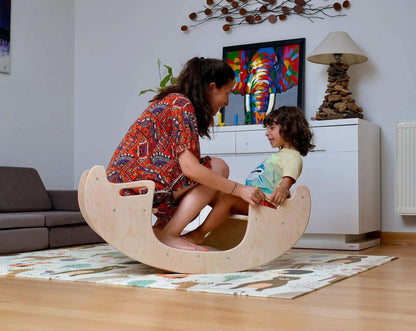 Engineer’s Wooden Balance Rocker & Table