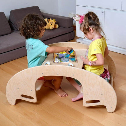 Engineer’s Wooden Balance Rocker & Table