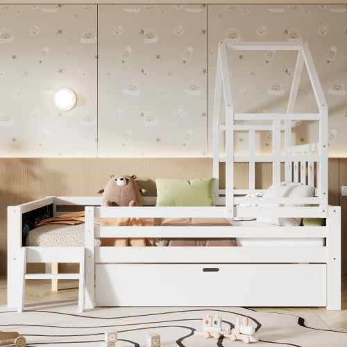 Dreamer’s Wooden House Bed