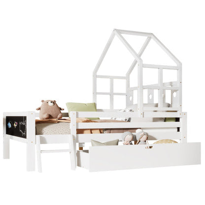 Dreamer’s Wooden House Bed
