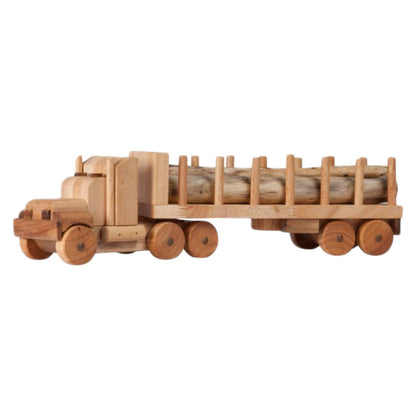 Engineer’s Wooden Log Truck
