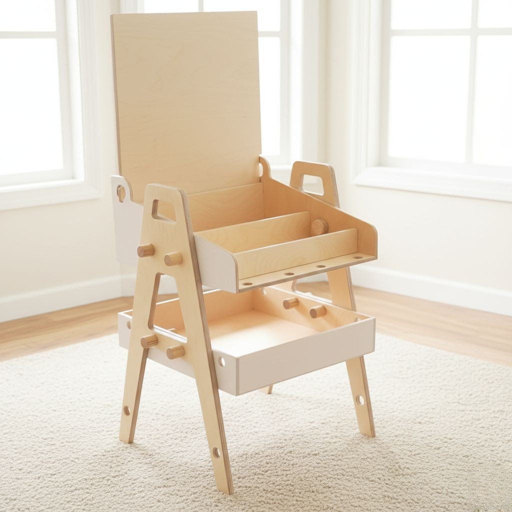 Artist’s Chalkboard Creativity Table