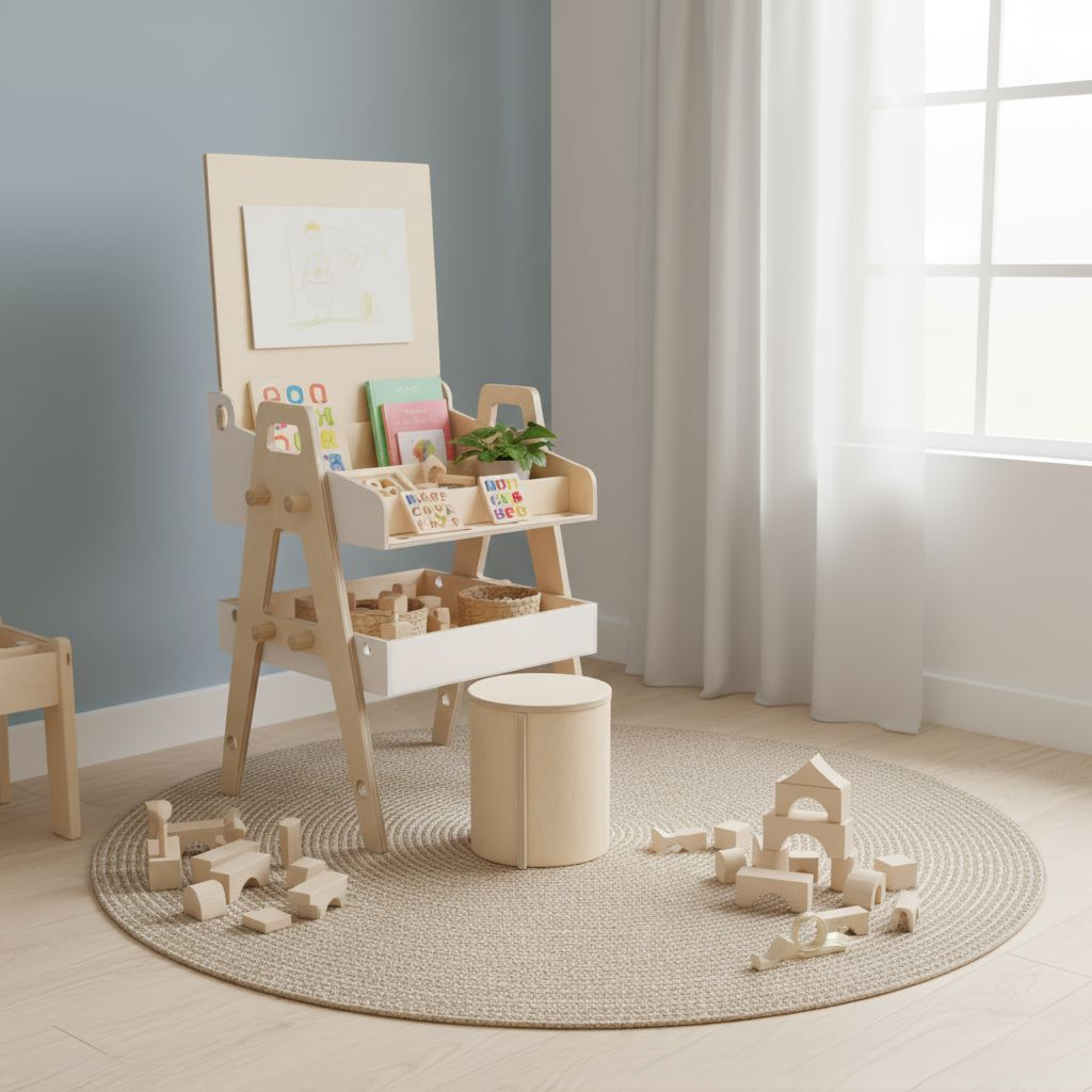 Artist’s Chalkboard Creativity Table