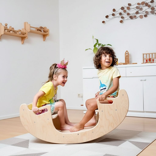 Engineer’s Wooden Balance Rocker & Table