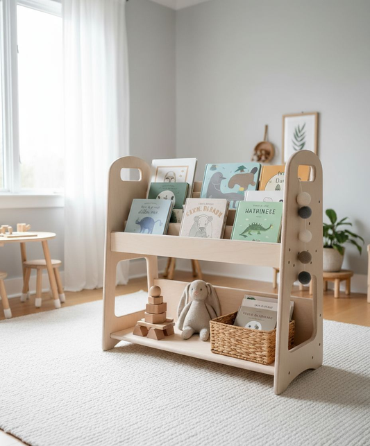 Linguist’s Wooden Bookshelf