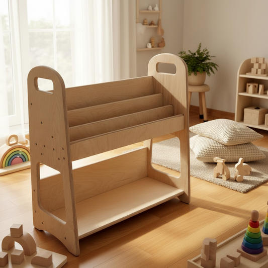 Linguist’s Wooden Bookshelf