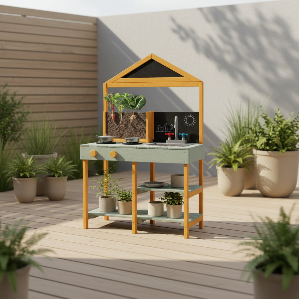 Naturalist’s Kitchen & Root-Viewer Garden Station