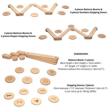 Explorer's Balance Trail – Modular Beam Kit