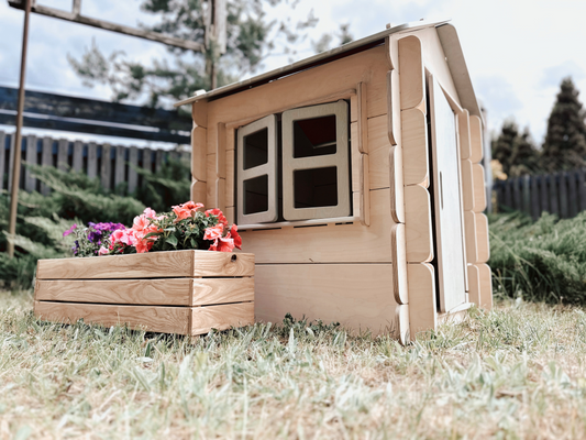 Explorer's Chalet-Style Wooden Playhouse