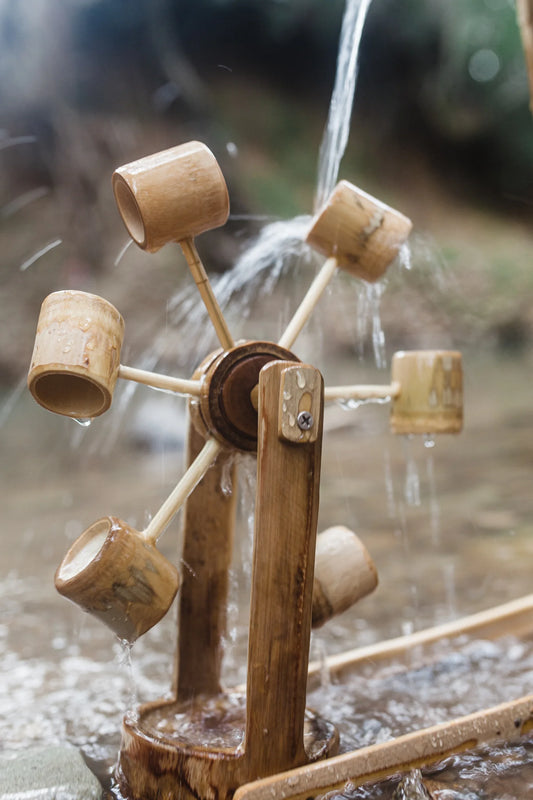 Naturalist’s Bamboo Water Mill