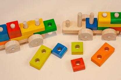 Engineer’s Wooden Pull Train