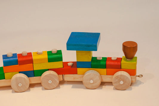 Engineer’s Wooden Pull Train