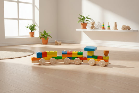 Engineer’s Wooden Pull Train