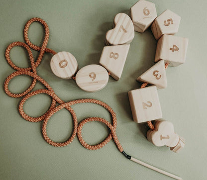 Mathematician's Lacing Numbers & Shapes