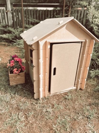 Explorer's Chalet-Style Wooden Playhouse
