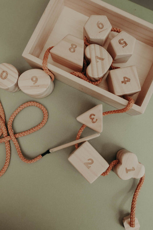 Mathematician's Lacing Numbers & Shapes